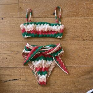 Montce gelato bikini top and tie bottom size